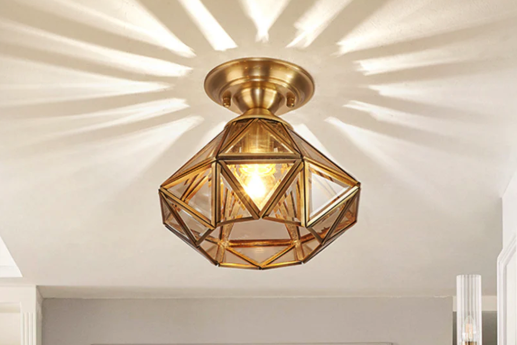 Contemporary Diamond Ceiling Light: Modern Minimalism - Myguidinglight