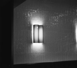 Photo glass wall sconces